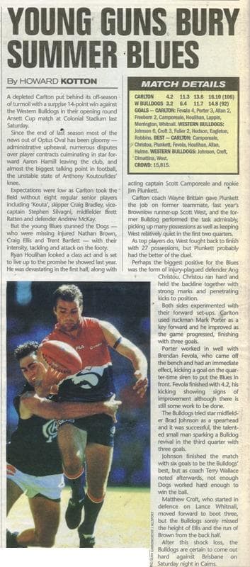 2001 Pre-Season