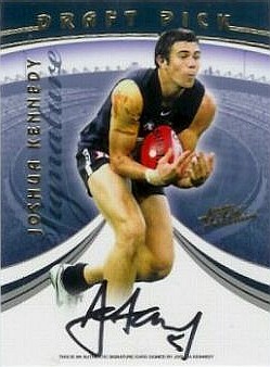 2006 - Josh Kennedy - Select Draft Signature Footy Card.